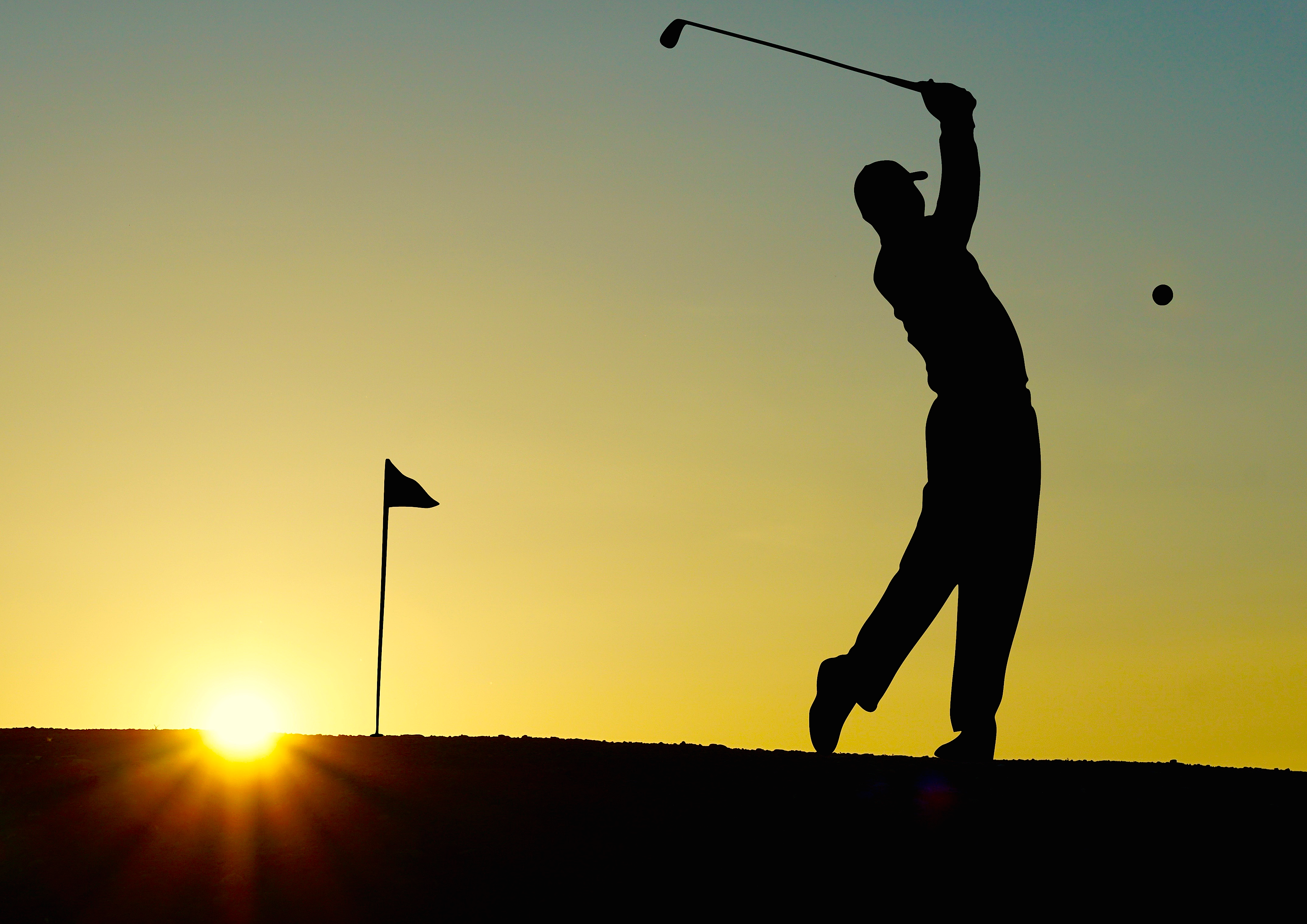 golf-sunset-sport-golfer